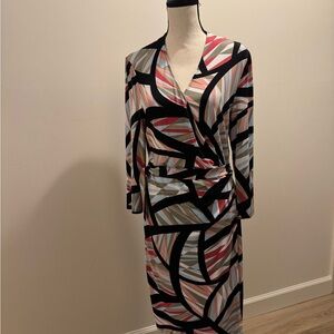 Anne Klein Pastel Geometric Dress